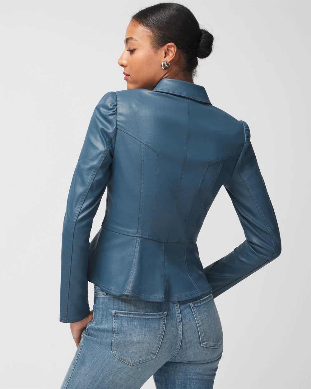White house black clearance market coated moto jacket